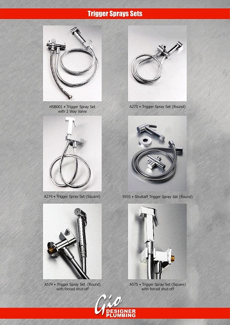 Gio Bidet Trigger Sets